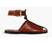 Leather sandals - Brown