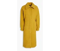Lagos wool-blend coat - Yellow