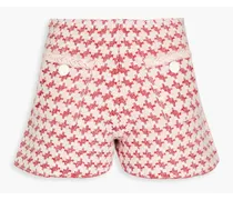 Millen jacquard shorts - Red