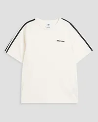 adidas Striped cotton-jersey T-shirt - White White