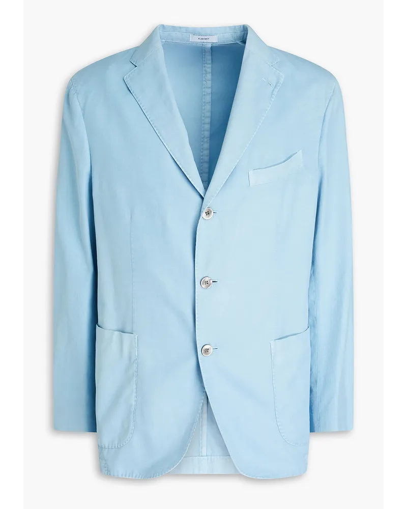 Boglioli Cotton-twill blazer - Blue Blue