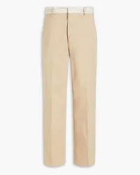 Missoni Cotton-blend twill chinos - Neutral Neutral