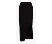 Jersey midi skirt - Black