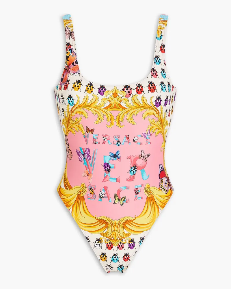 Versace Printed swimsuit - Pink Pink