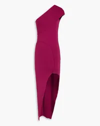 Rick Owens One-shoulder stretch-knit maxi dress - Purple Purple