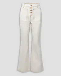 Ulla Johnson The Lou high-rise flared jeans - White White