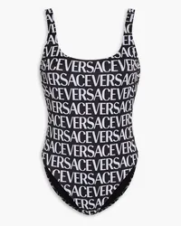 Versace Printed swimsuit - Black Black