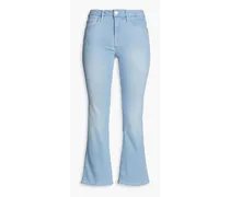 Le Cropped Mini Boot mid-rise bootcut jeans - Blue