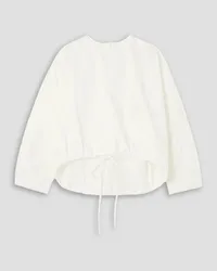 Lauren Manoogian Cotton-blend jersey sweatshirt - White White