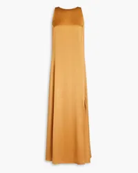 Loulou Studio Mina silk-satin midi dress - Brown Brown