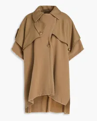 Rag & Bone Wool-twill cape - Neutral Neutral