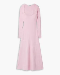 Anna Quan Charli ribbed cotton-blend maxi dress - Pink Pink