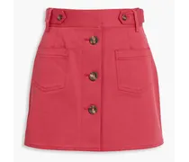 Layered cotton blend shorts - Pink