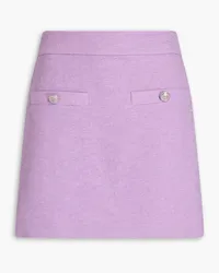 Veronica Beard Emar cotton-blend tweed mini skirt - Purple Purple