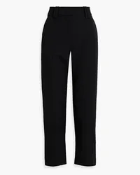 Balmain Wool-crepe straight-leg pants - Black Black