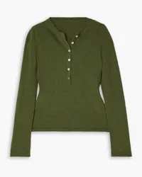 Fortela Lou wool shirt - Green Green