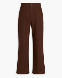 Nanushka Cotton-twill pants - Brown Brown