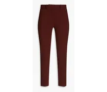 Talnis cropped crepe skinny pants - Brown