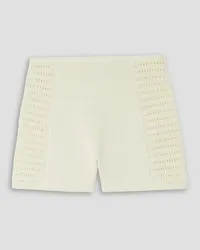 Le Kasha 1918 Kabir crocheted linen shorts - White White