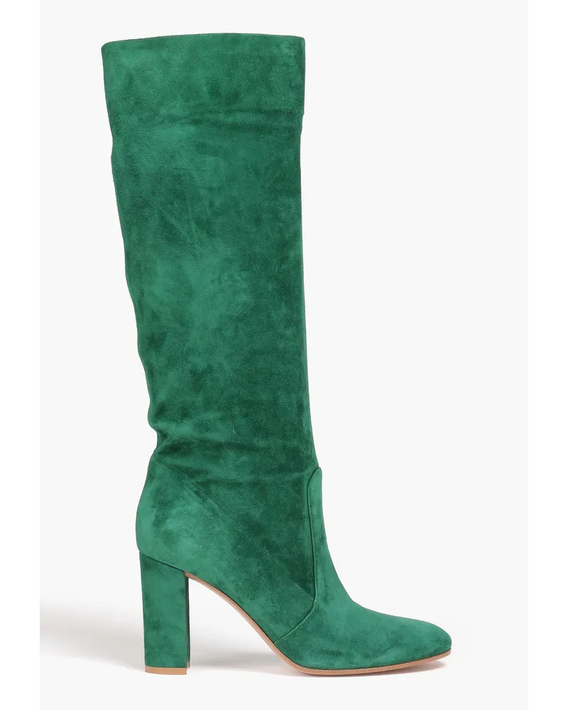 Gianvito Rossi Suede knee boots - Green Green