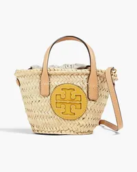 Tory Burch Ella mini straw bucket bag - Neutral Neutral