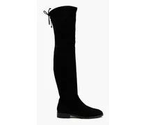 Jocey stretch-suede over-the-knee boots - Black