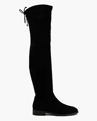 Stuart Weitzman Jocey stretch-suede over-the-knee boots - Black Black