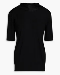 Jil Sander Wool-blend hoodie - Black Black