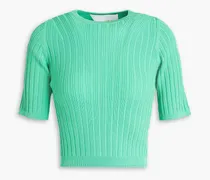 Kili ribbed-knit top - Green