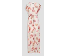 Raine floral-print silk-blend crepon maxi dress - Multicolor
