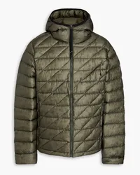 Holden Quilted shell hooded down jacket - Green Green