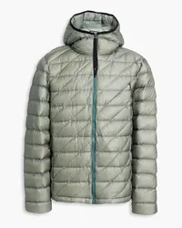 Holden Quilted shell hooded down jacket - Green Green