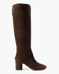 by FAR Miller suede knee boots - Brown Brown