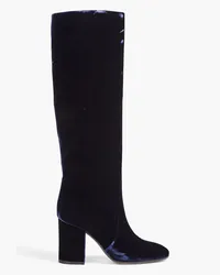 Gianvito Rossi Velvet boots - Blue Blue