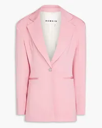 ROTATE Birger Christensen Satin-jersey blazer - Pink Pink