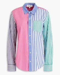 Alex Mill Striped cotton-poplin shirt - Pink Pink