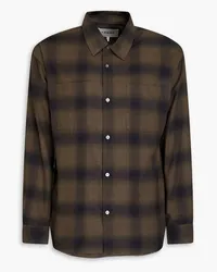 Frame Denim Checked cotton-flannel shirt - Neutral Neutral