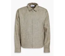 Cotton-blend jacket - Gray