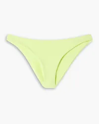 JADE SWIM Most Wanted terry mid-rise bikini briefs - Yellow Yellow