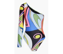 One-shoulder printed swimsuit - Multicolor