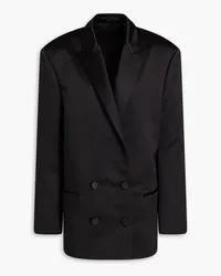 Philosophy Di Lorenzo Serafini Satin tuxedo jacket - Black Black