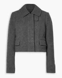 Proenza Schouler Cropped wool-felt jacket - Gray Gray