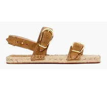 Munga suede slingback sandals - Neutral