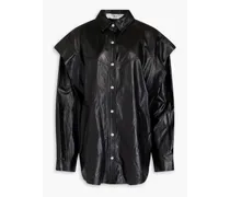 Leather shirt - Black