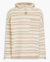 Jacquemus Carozzu oversized ribbed merino wool-blend sweater - Neutral Neutral