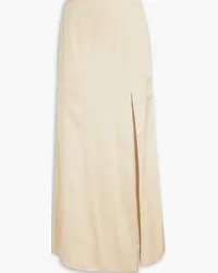 BITE Studios Organic silk satin midi skirt - Neutral Neutral