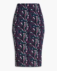 Emilio Pucci Jacquard-knit skirt - Purple Purple