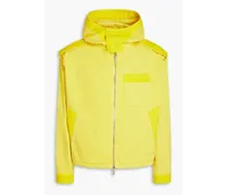 Denim hooded jacket - Yellow