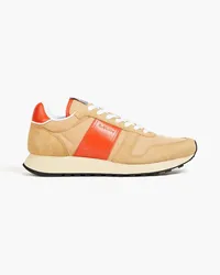 Paul Smith Suede, leather and shell sneakers - Neutral Neutral