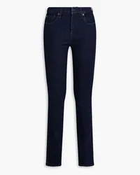 7 for all mankind Kimmie Soho low-rise slim-leg pants - Blue Blue